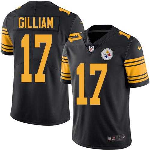 Nike Men & Women & Youth Steelers 17 Joe Gilliam Black Color Rush Limited Jersey,We sell and wholesale Nike Men & Women & Youth Steelers 17 Joe Gilliam Black Color Rush Limited Jersey on line form chian!